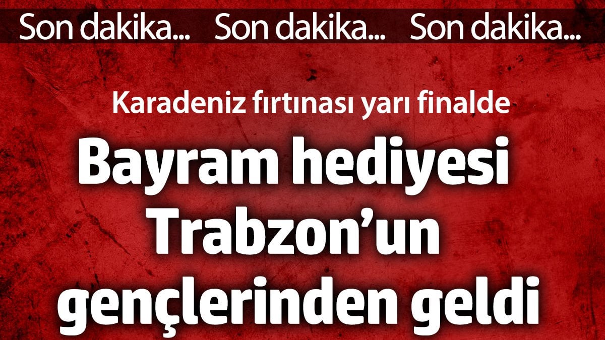 Trabzonspor U19 Takımı’ndan tarihi başarı. Karadeniz fırtınası yarı finalde