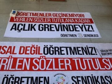 Öğretmenler Süresiz Açlık Greviyle Hak Taleplerini İletiyor